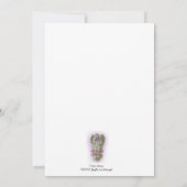 超音波写真による妊娠告知 案内状 (裏面)