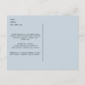 超音波写真来のベビーシャワー（郵便） インビテーションポストカード (裏面)