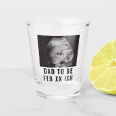 超音波写真父の日のパパ ショットグラス (正面)