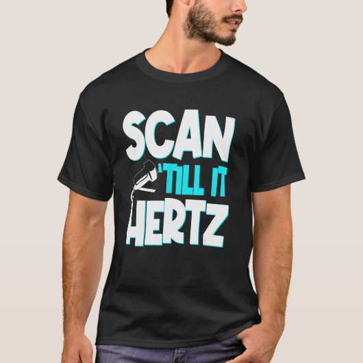 超音波医師超音波撮影器放射線科医 Tシャツ (正面)