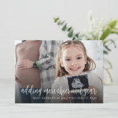 超音波妊娠告知ホリデーカード サンキューカード (スタンド正面)