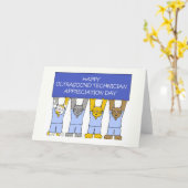 超音波技術者の感謝の日10月 カード (黄色い花)