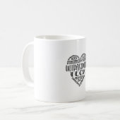 超音波技術、ソノグラフ、UTライフ コーヒーマグカップ (正面左)