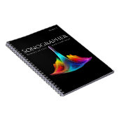 超音波撮影カラフル波 ノートブック (右側)