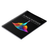 超音波撮影カラフル波 ノートブック (左側)