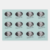 超音波撮影パパファースト・ファーザー・デイ ラッピングペーパーシート (正面2)