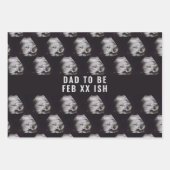 超音波撮影パパファースト・ファーザー・デイ ラッピングペーパーシート (正面)