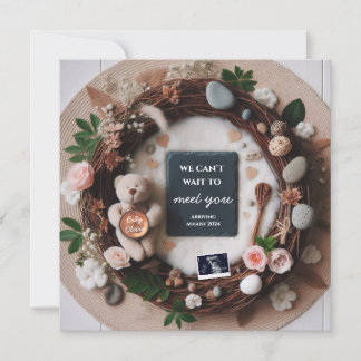 超音波検査で妊娠が明らかになる 案内状