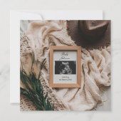 超音波素朴な妊娠発表 シーズンカード (正面)