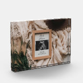 超音波素朴な妊娠発表 フォトブロック (左)