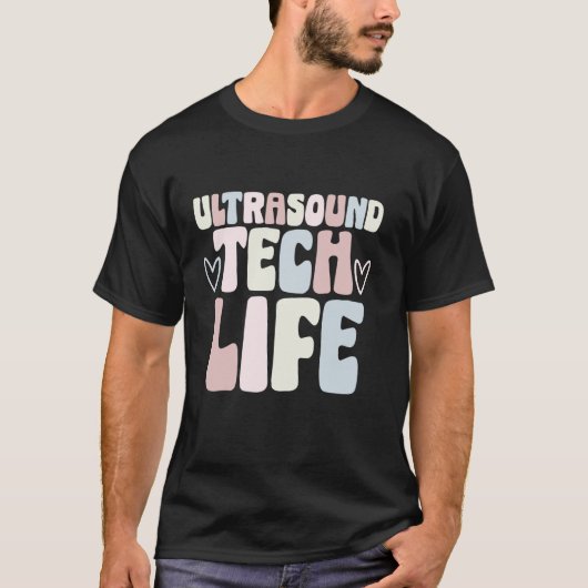 超音波超音波検査技師イメージング医学 Tシャツ (正面)