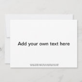 超音速コンコルドG-BOAB招待状カード 招待状 (裏面)