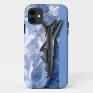 超音速ジェット戦闘機&マウンテンズデザイン 子供へ iPhone 11 ケース