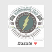 超音速パパ – セントラルシティモータースポーツ シール (シート)