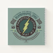 超音速パパ – セントラルシティモータースポーツ ノートブック (裏面)