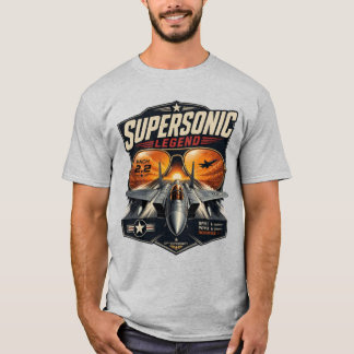 超音速伝説 マッハ2.2 戦闘機 Tシャツ