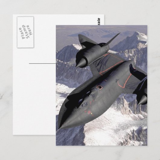 超音速戦闘機 ポストカード (正面/裏面)