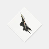 超音速戦闘機 ミリタリー航空機 スタンダードカクテルナプキン (角)