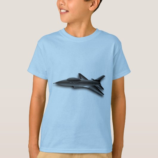 超音速空軍ジェット戦闘機パイロット用デザイン Tシャツ (正面)