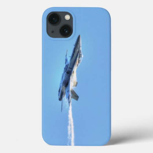 超音速F-18ジェット戦闘機パイロット用デザイン Case-Mate iPhoneケース (裏面)