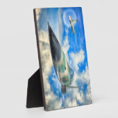 超音速F-5NタイガーII行く戦闘機ジェット フォトプラーク (側面)