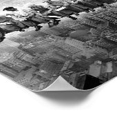 超高層ビルの上のランチ – New York - 1932 ポスター (角)