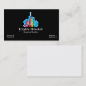 超高層ビルの名刺 名刺 (正面/裏面)