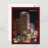 超高層ビルインフェニックスAZアットナイト ポストカード (正面/裏面)