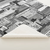 超高層ビルシティアイソメシームレステクスチャ シェルパブランケット (3/4)