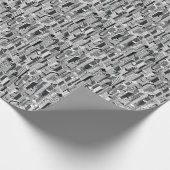 超高層ビルシティイラストレーション、アイソメトリックシームレスp ラッピングペーパー (角)