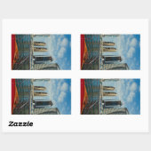 超高層ビルズインドバイマリーナ 長方形シール (シート)