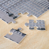 超高層ビルミッドタウンマンハッタンニューヨークシティ ジグソーパズル (側面)