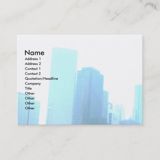 超高層ビル名刺 名刺 (正面)