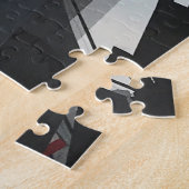 超高層ビル建築クレーンニューヨークシティNYC ジグソーパズル (側面)