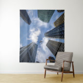 超高層ビル街並 タペストリー (インサイチュ)