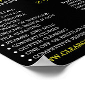 超高層ビル、ウィンドウクリーナー、クリーニング広告ズ ポスター (角)