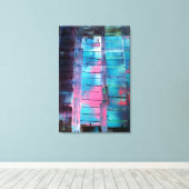 超高層ビル キャンバスプリント (インサイチュ (ウッドフロア))