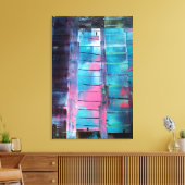 超高層ビル キャンバスプリント (インサイチュ (リビング))