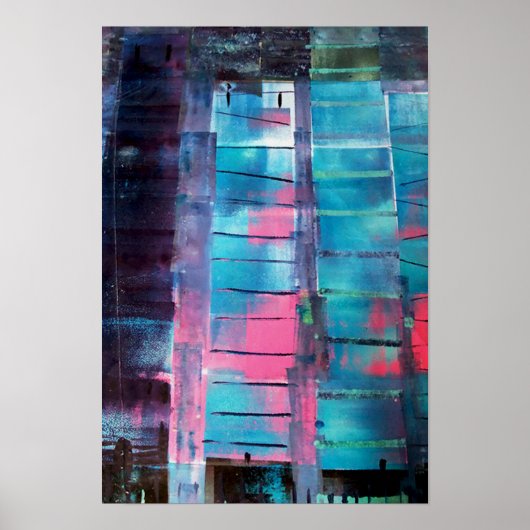 超高層ビル ポスター (正面)