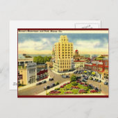 超高層ビル、マコングルジアヴィンテージ ポストカード (正面/裏面)