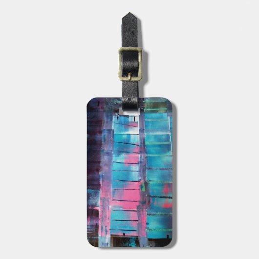 超高層ビル ラゲッジタグ (正面縦)