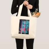 超高層ビル ラージトートバッグ (正面(商品))