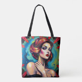 超鮮やかリアルポートレート芸術 トートバッグ (裏面)