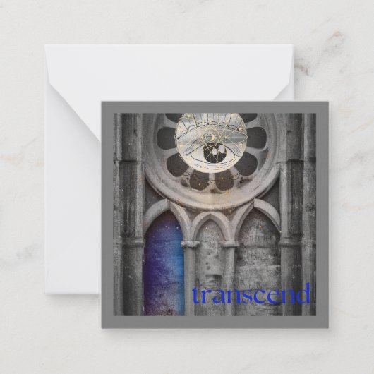 越える ノートカード (正面)