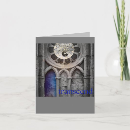 越える ノートカード (正面)