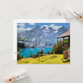 越智念湖風景写真 カード (正面/裏面インサイチュ)