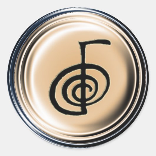 趙空礼ステッカー ラウンドシール (正面)