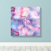 趙空礼 – 優しい水色 キャンバスプリント (インサイチュ (ウッドフロア))