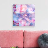 趙空礼 – 優しい水色 キャンバスプリント (インサイチュ (リビング))