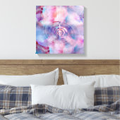 趙空礼 – 優しい水色 キャンバスプリント (インサイチュ (寝室))